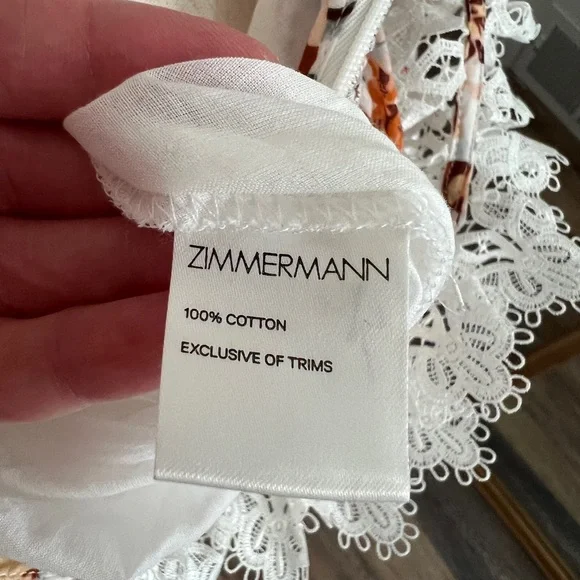 RARE Zimmermann Alchemy Flutter Dress Size 1 /US size 6 - Picture 10 of 11